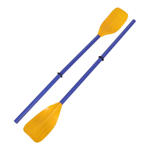 Yellow ABS Boating Paddle Lightweight Portable 2 pcs