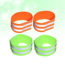 Reflective Elastic Safety Strap for Sports 4 pcs