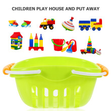 Plastic Grocery Basket Toy for Role Play 2 Pack