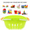 Plastic Grocery Basket Toy for Role Play 2 Pack 1