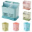Limei plastic utensil holder with 4 compartments and 1
