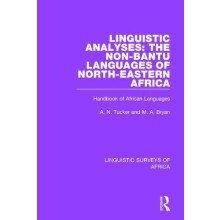 Linguistic Analyses The NonBantu Languages of NorthEastern Africa Hand