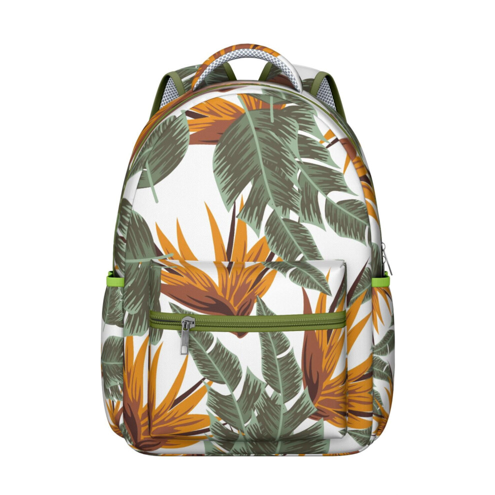 Hawaii Tropical Palm Leaves Backpack Large Capacity 9101399929680