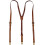 Men's Brown Genuine Leather Suspenders 1