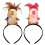 Funny Capybara Hairband Comfortable Face Props Soft Stage-Brown 2