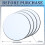 Triani Round Vent Covers White 12 pcs 6.5 inch 2