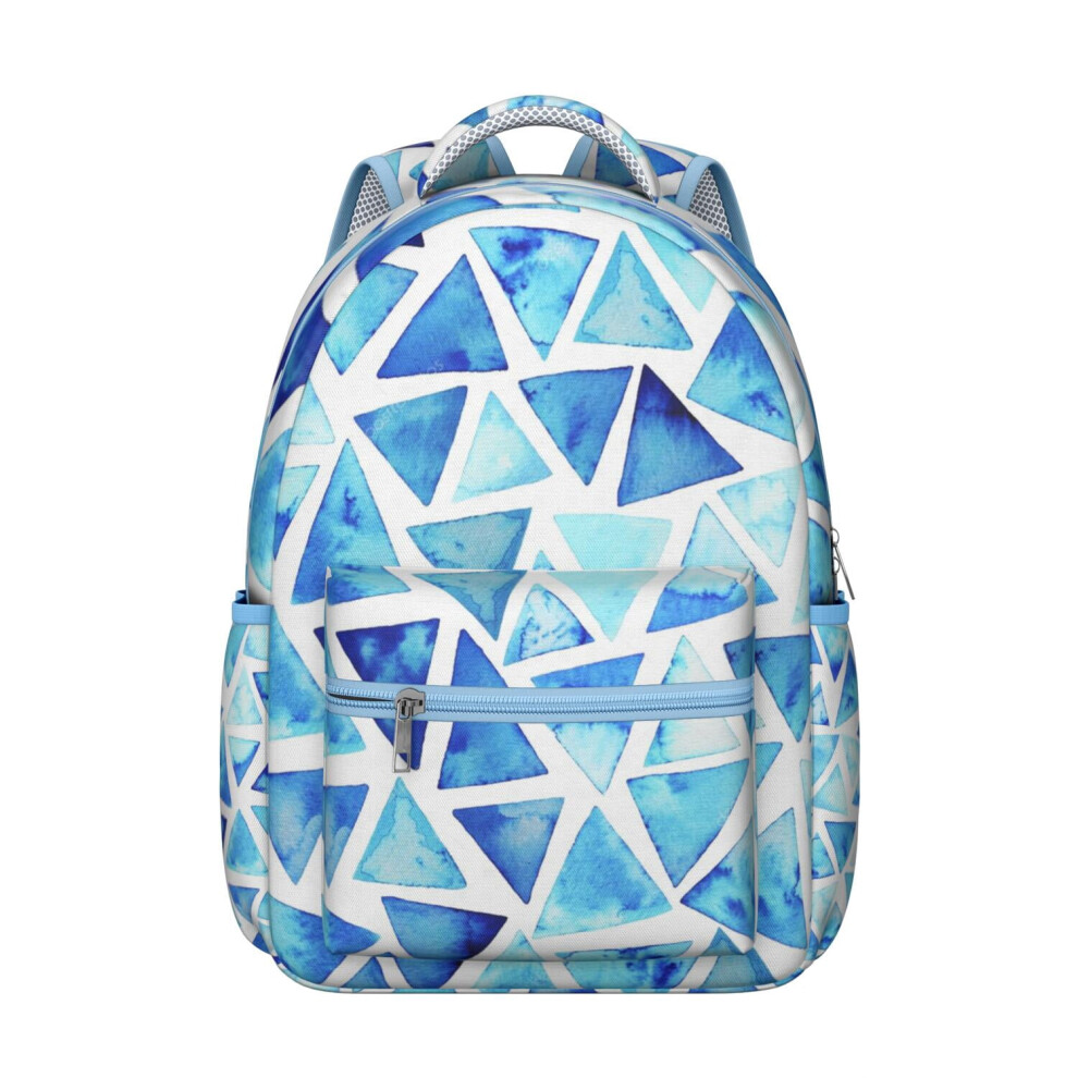 Geometric Shapes Texture Backpack For College Students With 9101399930136