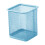 Mesh Pen Holder Square Light Blue Desk Organizer 1