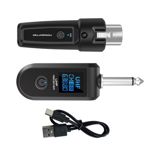 Wireless Guitar XLR Mic System 20 Channels -88dB