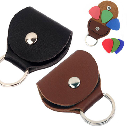 Portable Picks Case Keychain Light Weight Picks Storage-Black 2