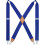 Men's X-Back Suspenders 1.4 Inch Adjustable Elastic with 4 1