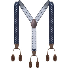 Men's Button-End Suspenders Y-Back Adjustable Elastic 49