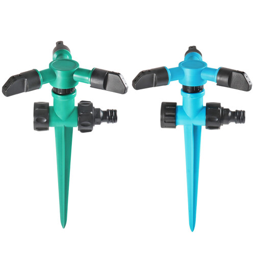 360 Degree Rotating Plant Watering Spikes Reliability-Green 1