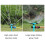 360 Degree Rotating Plant Watering Spikes Reliability-Green 3