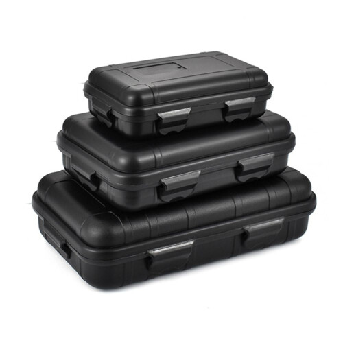 Protective Box Storage Case Black Waterproof 1 Piece