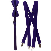 Bow Tie and Suspender Set Multiple Sizes Colors