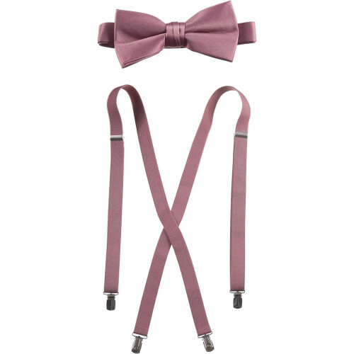 Bow Tie and Suspender Set Multiple Sizes Colors