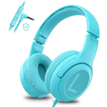 Kids Wired On-Ear Headphones Lightweight Foldable 1 Pair