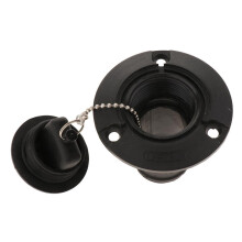 Black Gas Filler Cap 85 mm for Marine Boats and Yachts
