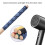 2Pcs Drum Stick Handle Grip Drumming Drum Percussions-Blue 5