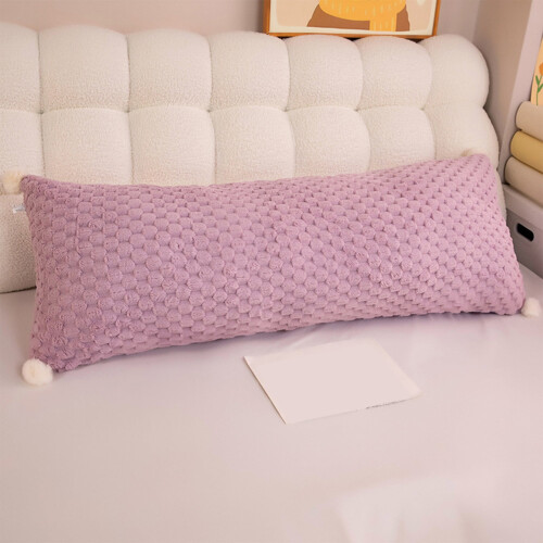 Soft Velvet Long Pillow for Side Sleeping, 1 Piece
