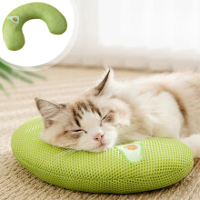 Cat Dog Shape Ergonomic Pillow Breathable Comfort for Neck