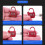 Color Password Padlock Cabinet Trolley Case 1 Piece 1