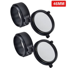 Rifle Scope Flip-Up Objective Lens Covers 2 Pcs