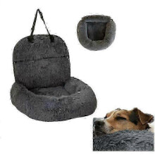 2026 Protective Dog Bed for Car, Calming Dog Bed for Car, Washable Dog Sofa Seat, Travel Foldable Pet Car Bed (M/L/XL)