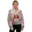 Women's Lightweight Zip-Up Sweatshirt Red 1