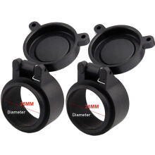 Rifle Scope Flip-Up Lens Covers Objective 2 pcs