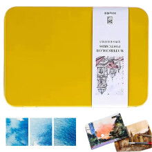 Watercolor Postcards Artist Quality 24 Blank Thick in Tin