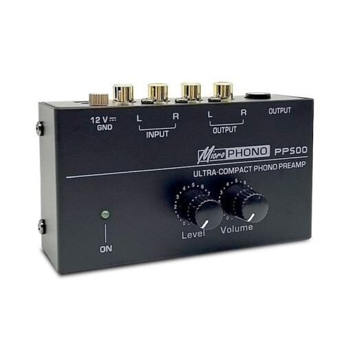 2X PP500 Record Player Preamplifier Vinyl Turntable Amplifier Preamplifier Turntable Volume Control Amplifier US PLUG 2