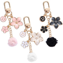 Flower Keychain Charms for Women 3-Piece Set