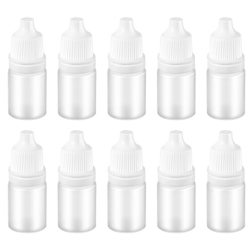 Squeezable Dropper Bottle Plastic 10Pcs