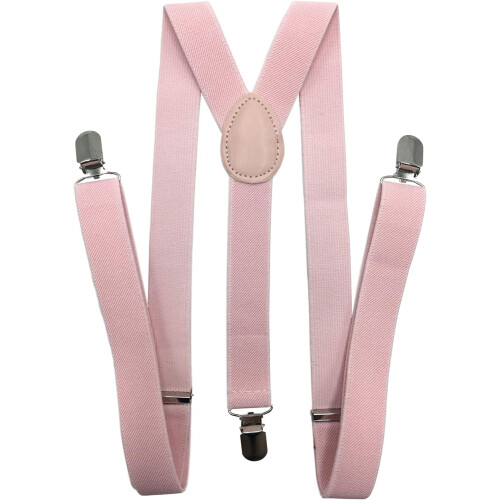 Suspenders Unisex Elastic Adjustable Y-Back Style