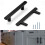 Cabinet Pulls Matte Black 5 Inch 3-Hole 30-Pack 1