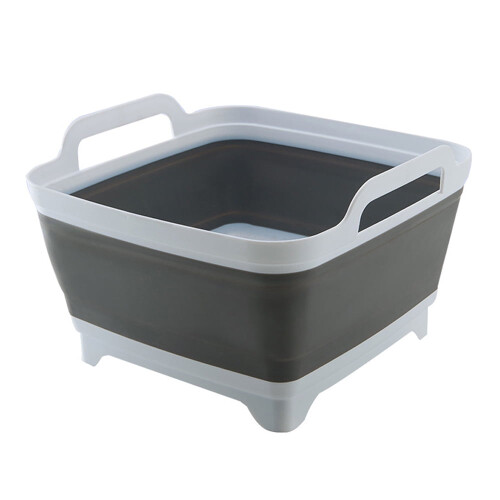 Foldable Dish Basin with Drain Plug 9L