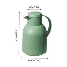 Hot Kettle Portable Glass Insulated Pot 1.7L