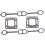 Gasket 39880 Replacement for Mercruiser V8 5.0L 5.7L Engine 1