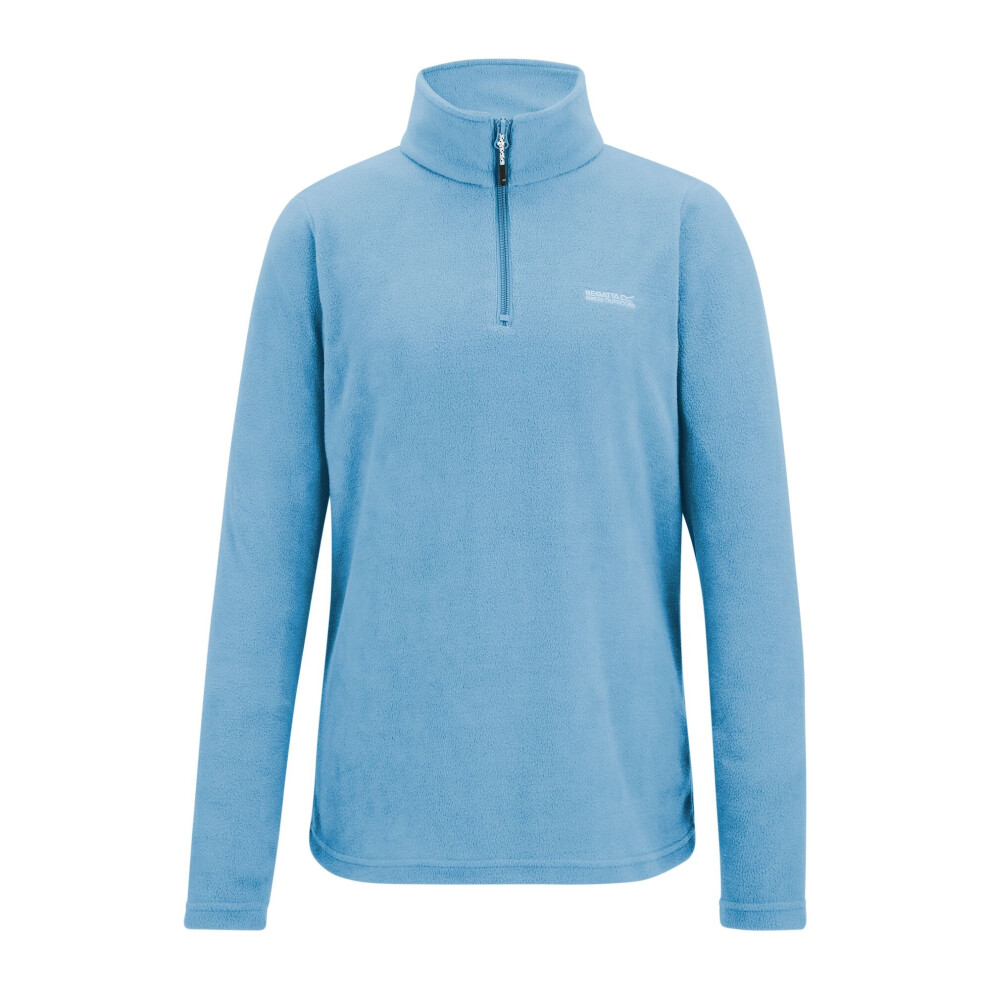 Regatta (10 Uk, Washed Denim) Great Outdoors Womens/Ladies Sweetheart 1/4 Zip Fleece Top
