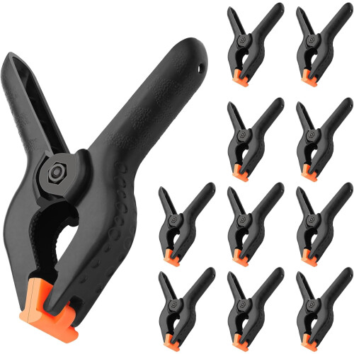 Nylon Spring Clamps 4.5 Inch Heavy Duty 10 Pcs