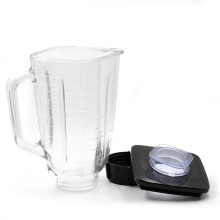 Blender Vervangaccessoire Kit: Glazen Pot met 6-Blad IJsvermalingsassemblage, voor Blender Modellen 4655, 4961, 4980