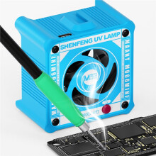 MAANT M066 2 in 1 UV Curing Light Lamp with Cooling Fans Tools Kit for Phone Motherboard IC PCB Welding Repair Smoke Exhaust Set