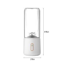 Handheld Blender USB Rechargeable White 6-Blade
