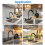 RV Kitchen Faucet Double Handle High Arc Swivel 2-Hole 7