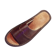 Men's Non-Slip Slide Sandal Brown Size 8-8.5