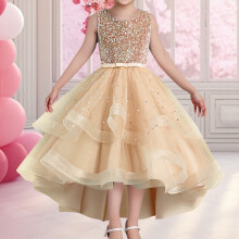 Girls Holiday Dress Elegant Lace 5T