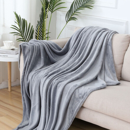 Cotton Blanket Soft Breathable Twin Size 1