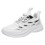 Women's White Slip-On Sneakers Breathable Mesh Size 6-10 1